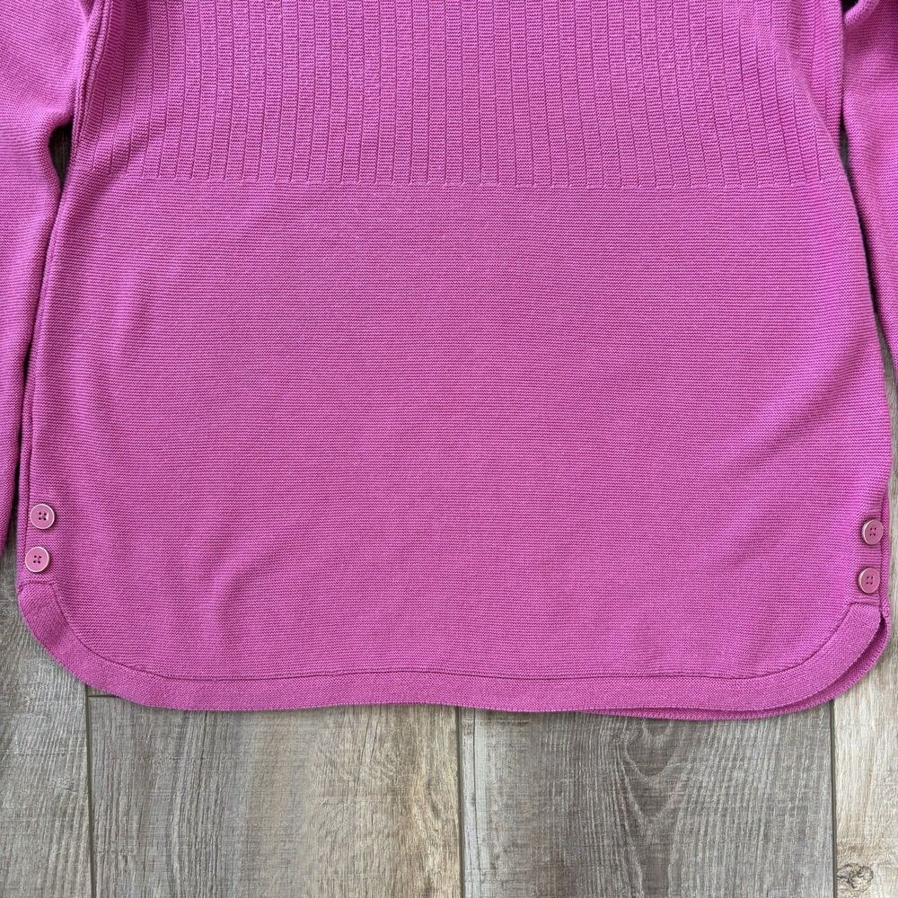 Talbots Womens Rose Pink Sweater Size M Office Classic Preppy Feminine Soft Cozy - Picture 8 of 12